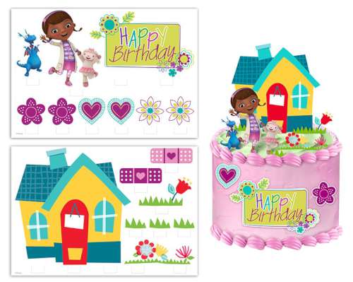 Doc McStuffins Edible Icing Image Scene Setter - Click Image to Close